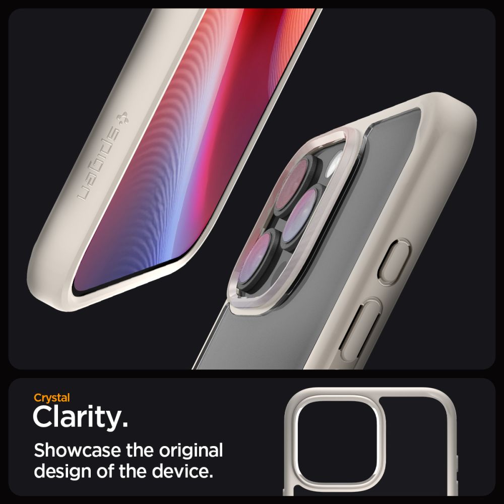KRYT SPIGEN ULTRA HYBRID IPHONE 16 PRO MAX NATURAL TITANIUM