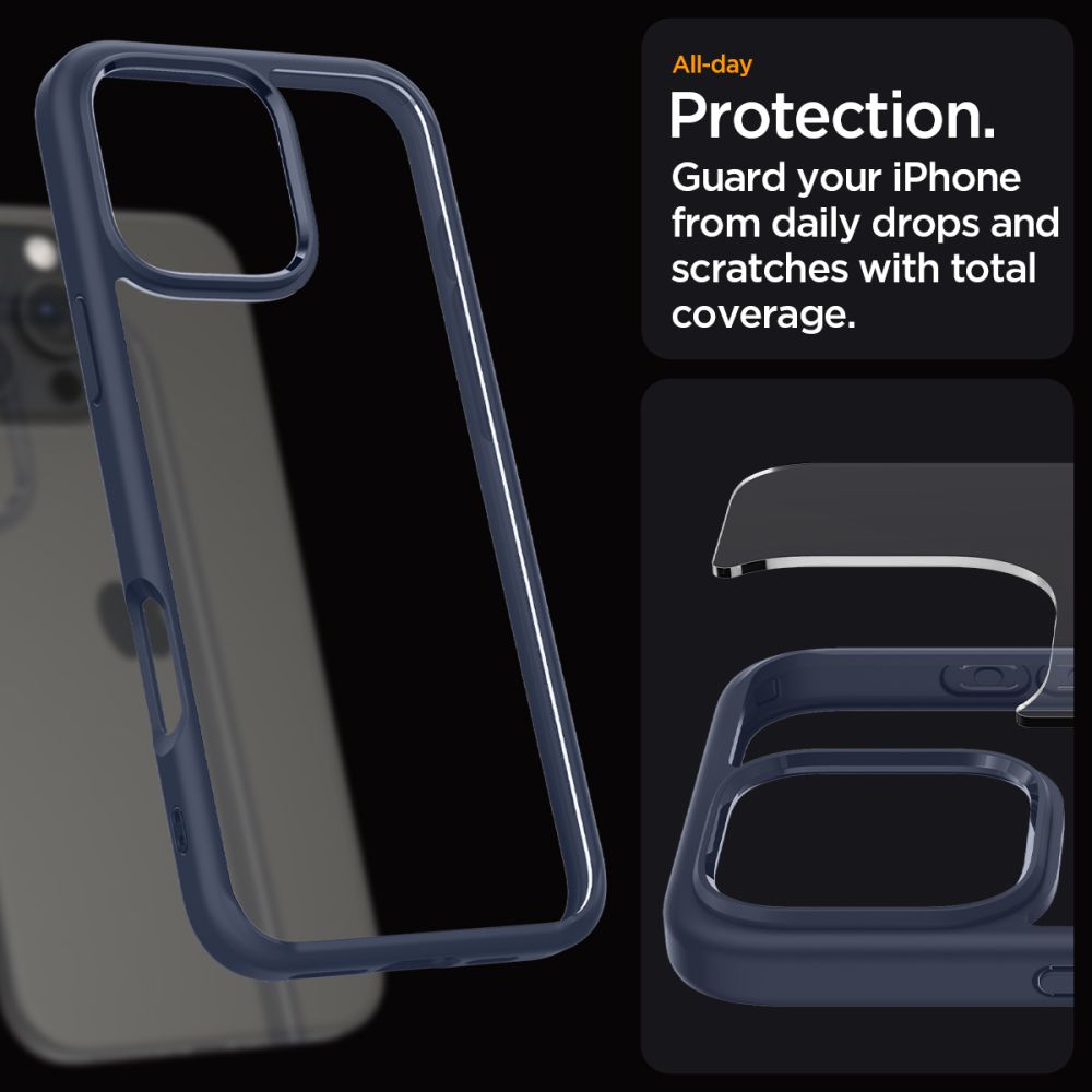 KRYT SPIGEN ULTRA HYBRID IPHONE 16 PRO MAX NAVY BLUE