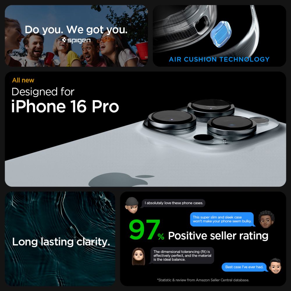 KRYT SPIGEN ULTRA HYBRID IPHONE 16 PRO SPACE CRYSTAL