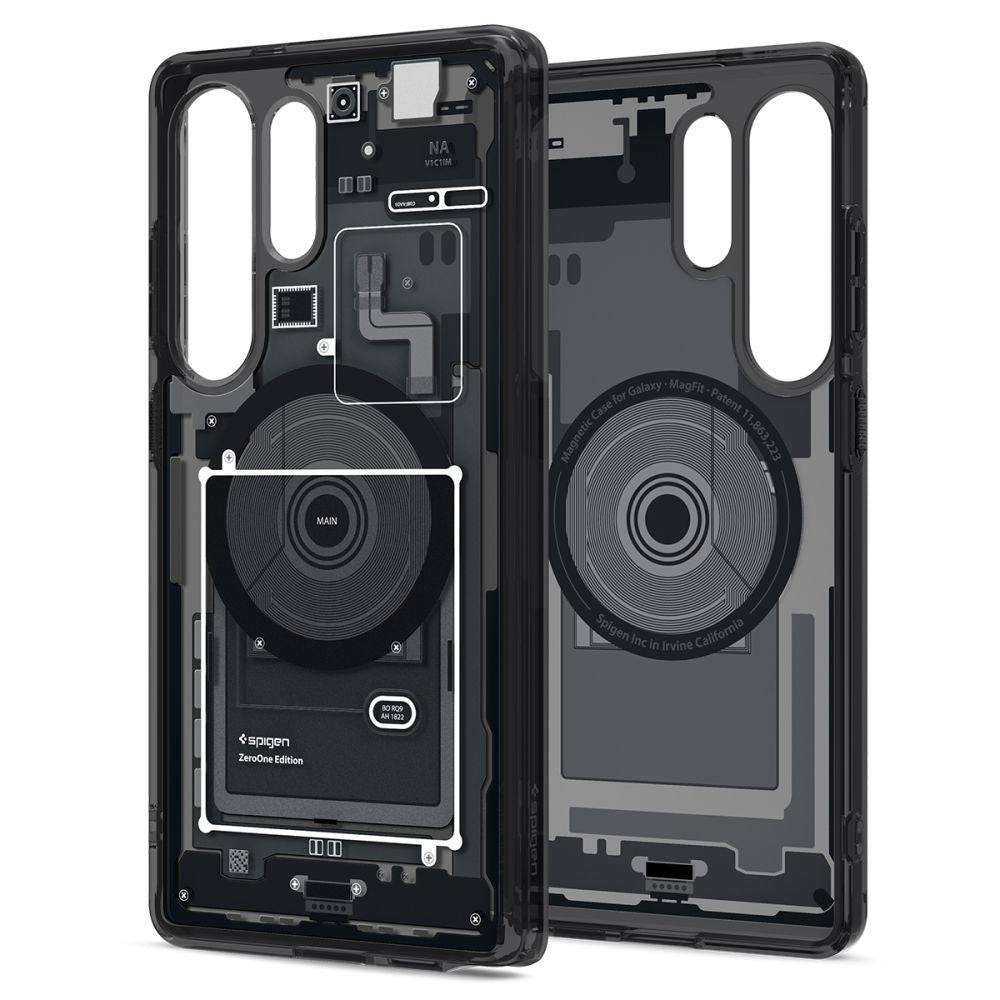 KRYT SPIGEN ULTRA HYBRID MAG MAGSAFE GALAXY S25 ULTRA ZERO ONE BLACK