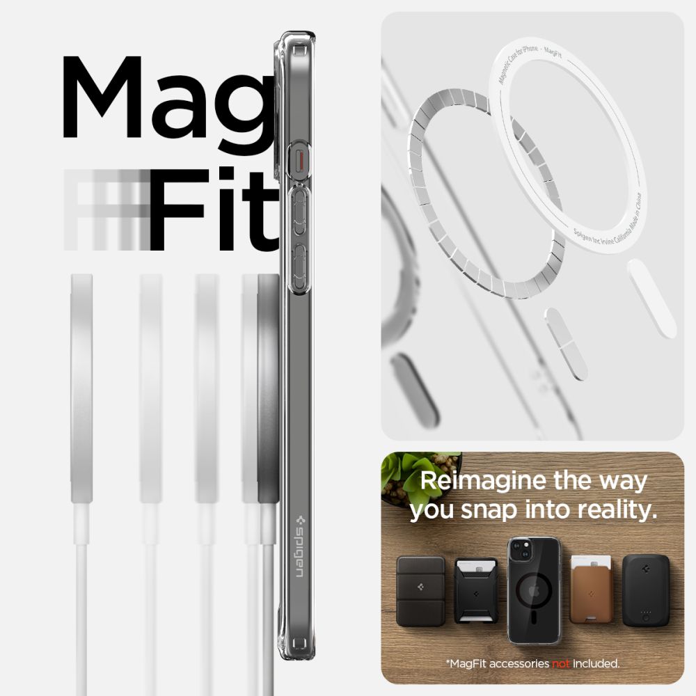 KRYT SPIGEN ULTRA HYBRID MAG MAGSAFE IPHONE 15 PLUS BLACK