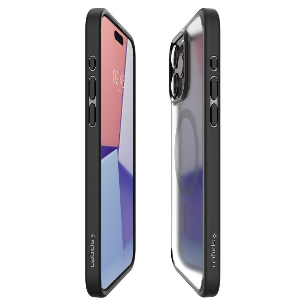 KRYT SPIGEN ULTRA HYBRID MAG MAGSAFE IPHONE 15 PRO FROST BLACK
