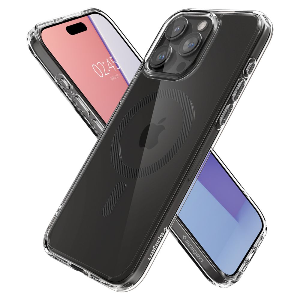 KRYT SPIGEN ULTRA HYBRID MAG MAGSAFE IPHONE 15 PRO MAX CARBON FIBER