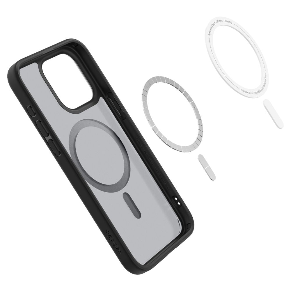 KRYT SPIGEN ULTRA HYBRID MAG MAGSAFE IPHONE 15 PRO MAX FROST BLACK