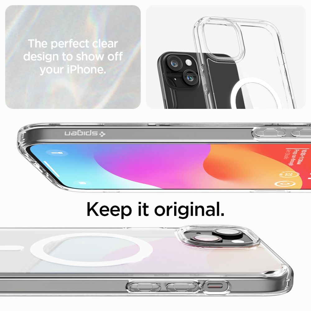 KRYT SPIGEN ULTRA HYBRID MAG MAGSAFE IPHONE 15 WHITE