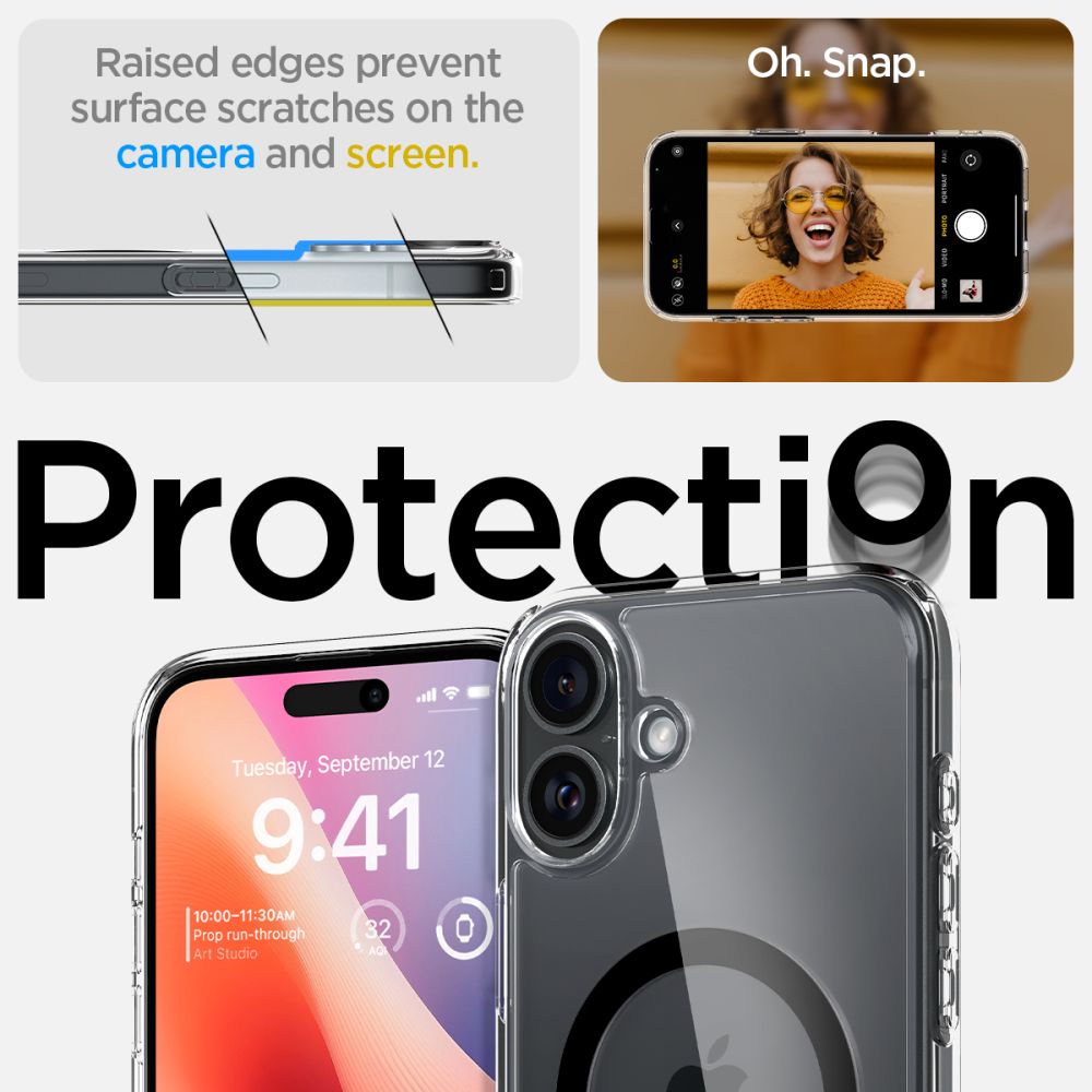 KRYT SPIGEN ULTRA HYBRID MAG MAGSAFE IPHONE 16 PLUS BLACK