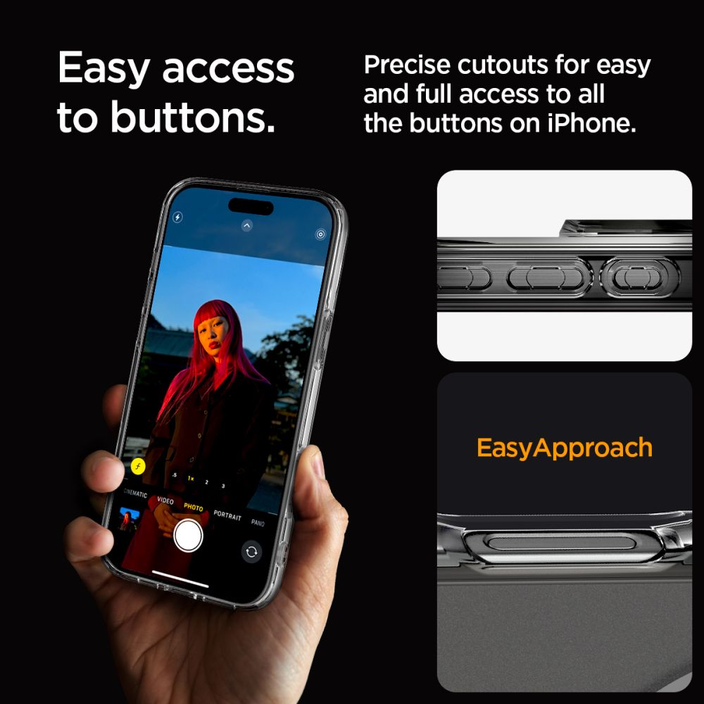  SPIGEN ULTRA HYBRID MAG MAGSAFE IPHONE 16 PRO FROST CLEAR