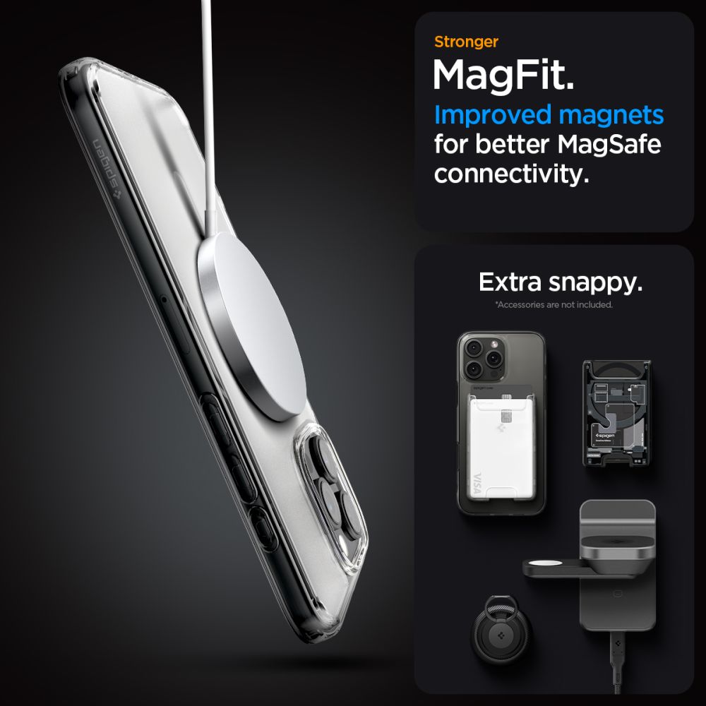KRYT SPIGEN ULTRA HYBRID MAG MAGSAFE IPHONE 16 PRO MAX FROST CLEAR