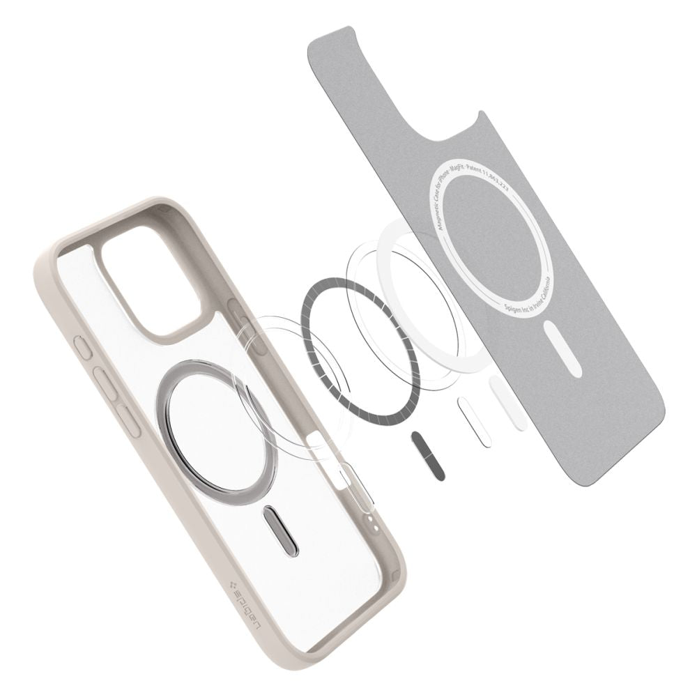  SPIGEN ULTRA HYBRID MAG MAGSAFE IPHONE 16 PRO MAX FROST PRIRODNI TITAN