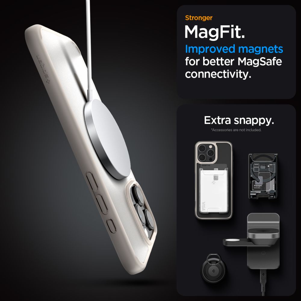  SPIGEN ULTRA HYBRID MAG MAGSAFE IPHONE 16 PRO MAX FROST PRIRODNI TITAN