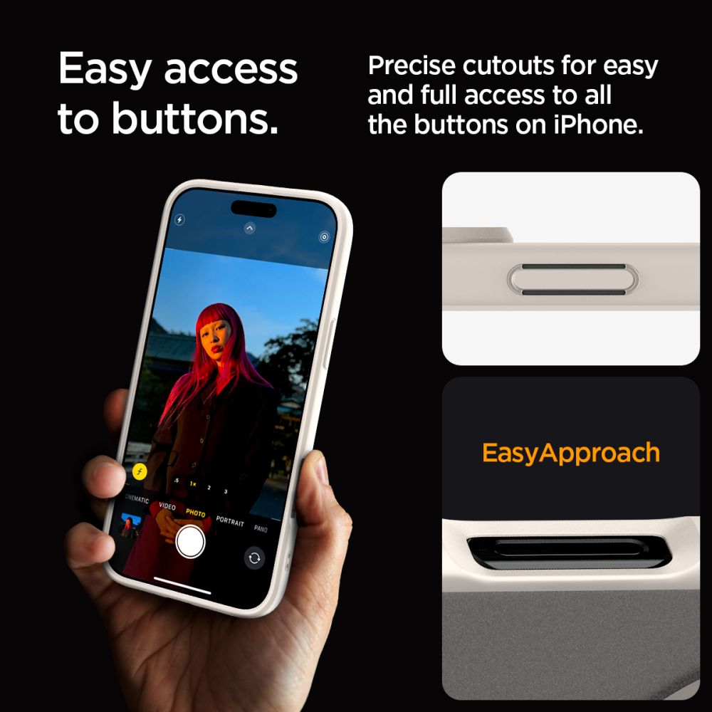  SPIGEN ULTRA HYBRID MAG MAGSAFE IPHONE 16 PRO MAX FROST PRIRODNI TITAN