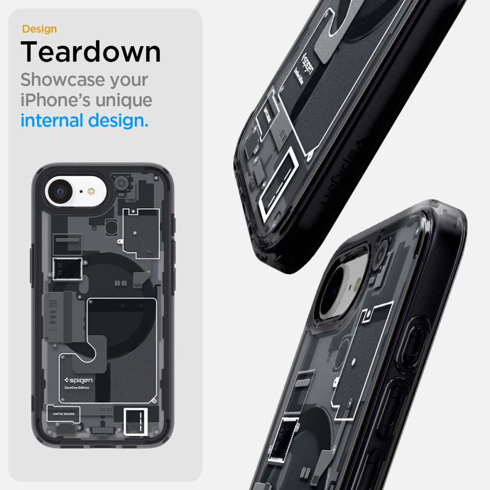 KRYT SPIGEN ULTRA HYBRID MAG MAGSAFE IPHONE 16E ZERO ONE BLACK