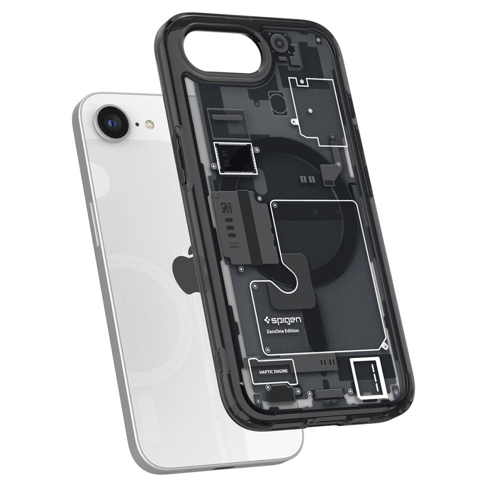 KRYT SPIGEN ULTRA HYBRID MAG MAGSAFE IPHONE 16E ZERO ONE BLACK