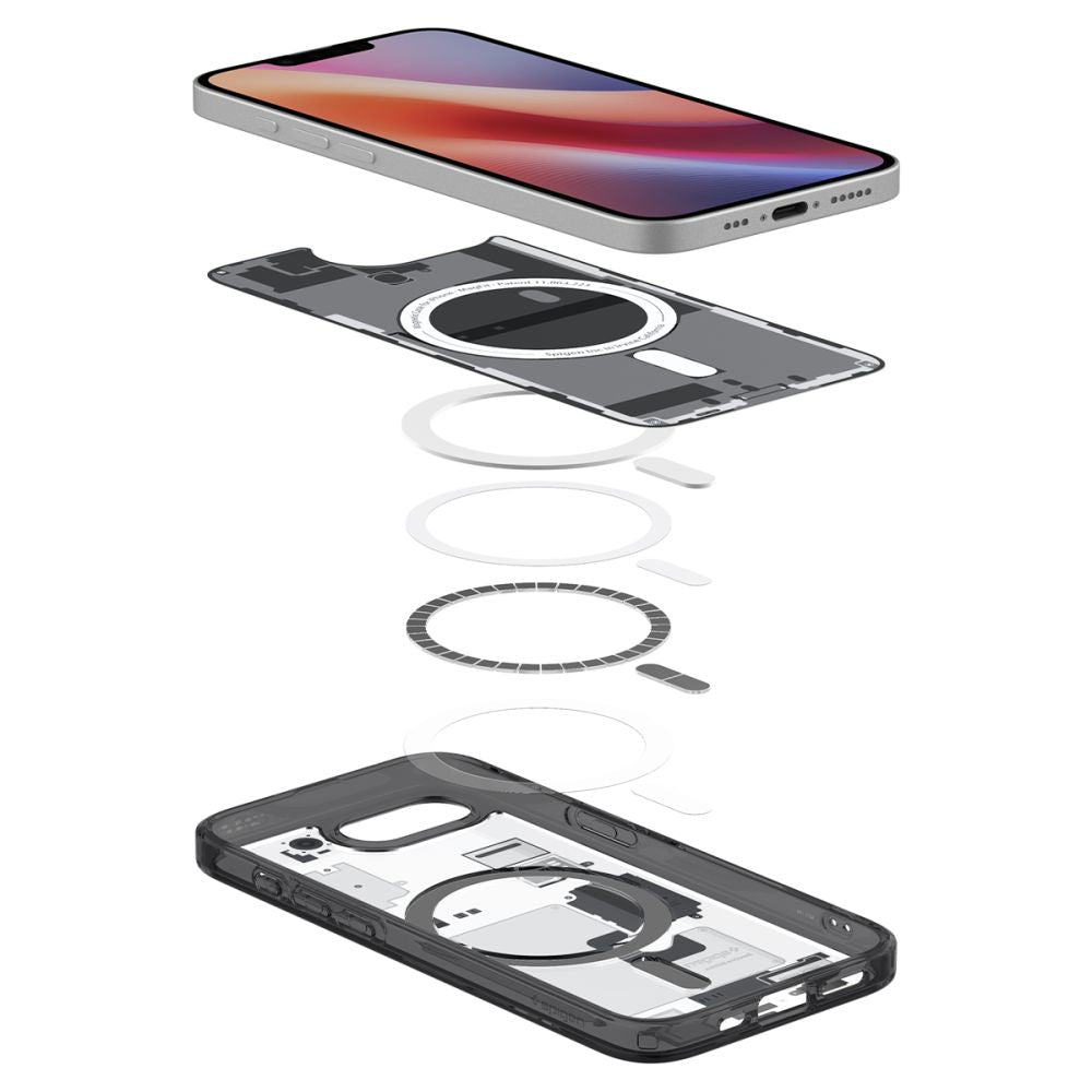 KRYT SPIGEN ULTRA HYBRID MAG MAGSAFE IPHONE 16E ZERO ONE BLACK