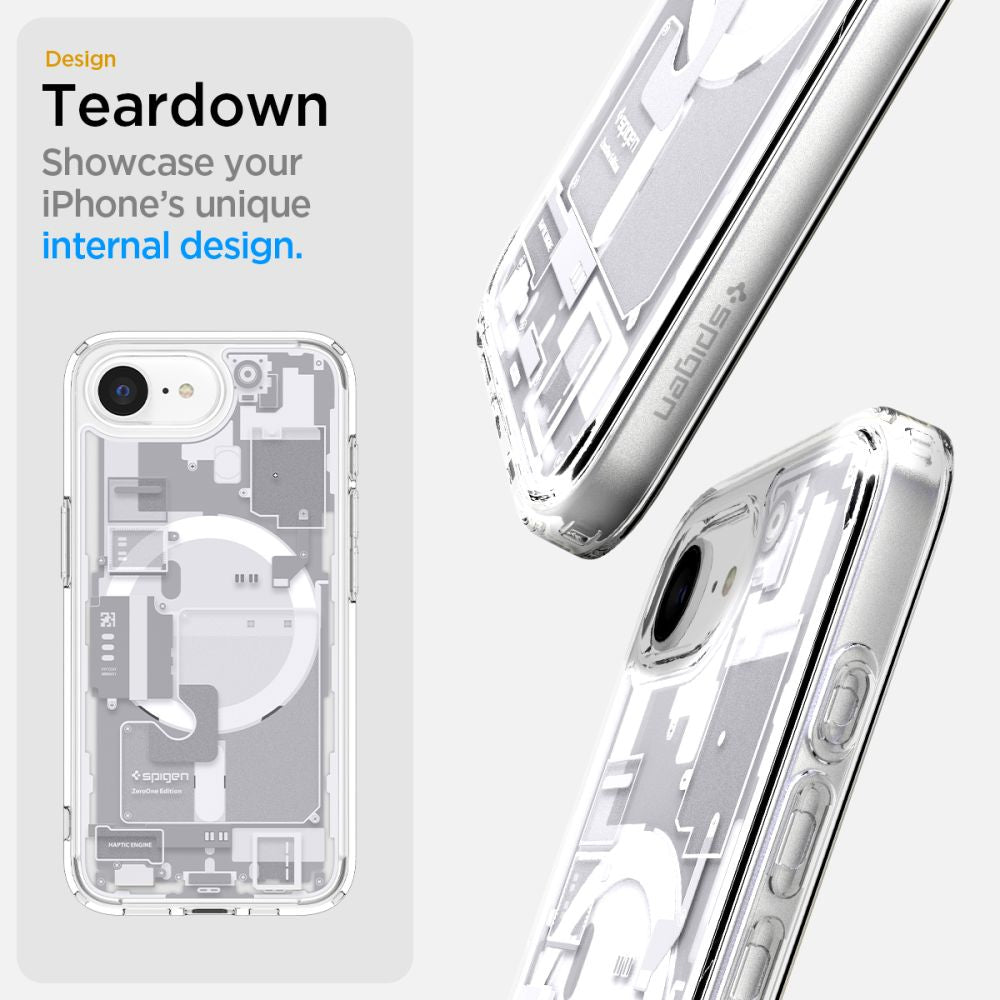 KRYT SPIGEN ULTRA HYBRID MAG MAGSAFE IPHONE 16E ZERO ONE WHITE