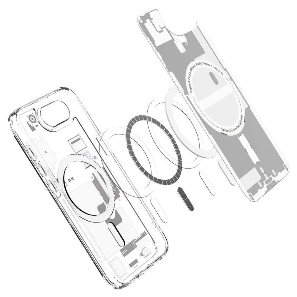 KRYT SPIGEN ULTRA HYBRID MAG MAGSAFE IPHONE 16E ZERO ONE WHITE