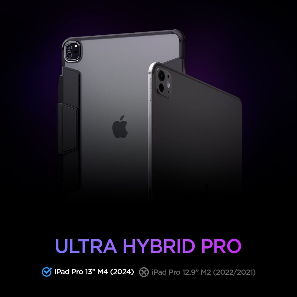  SPIGEN ULTRA HYBRID "PRO" IPAD PRO 13 7 / 2024 CRNA