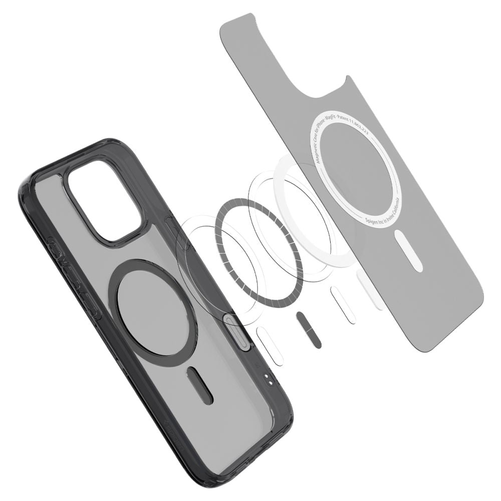KRYT SPIGEN ULTRA HYBRID ”T” MAG MAGSAFE IPHONE 16 PRO FROST BLACK