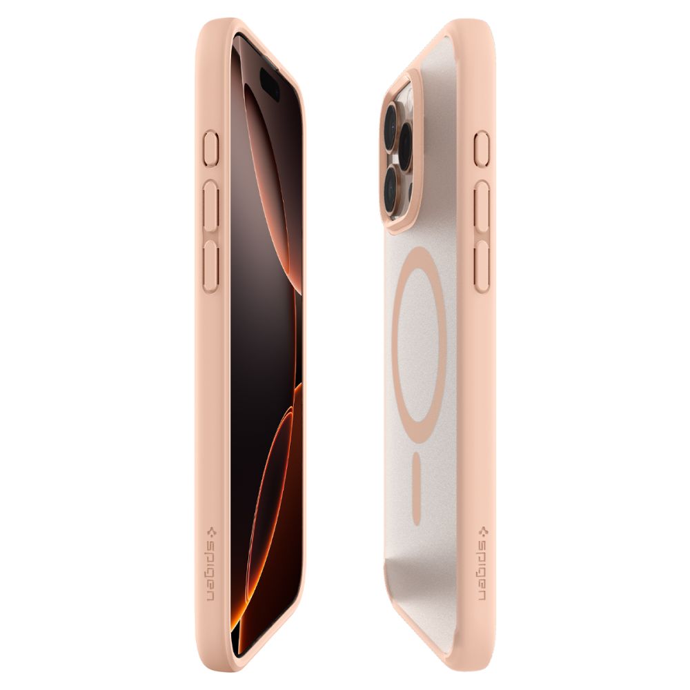 KRYT SPIGEN ULTRA HYBRID ”T” MAG MAGSAFE IPHONE 16 PRO FROST ROSE TITANIUM