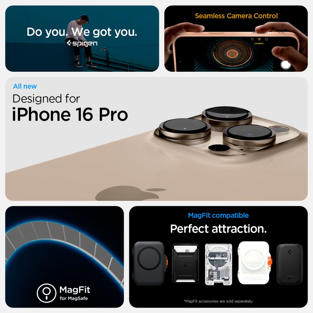 KRYT SPIGEN ULTRA HYBRID ”T” MAG MAGSAFE IPHONE 16 PRO FROST ROSE TITANIUM