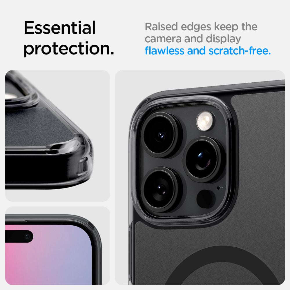KRYT SPIGEN ULTRA HYBRID ”T” MAG MAGSAFE IPHONE 16 PRO MAX FROST BLACK