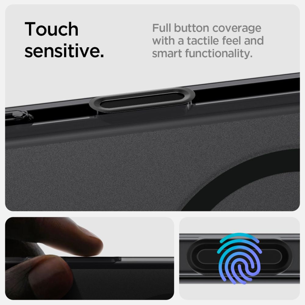 KRYT SPIGEN ULTRA HYBRID ”T” MAG MAGSAFE IPHONE 16 PRO MAX FROST BLACK
