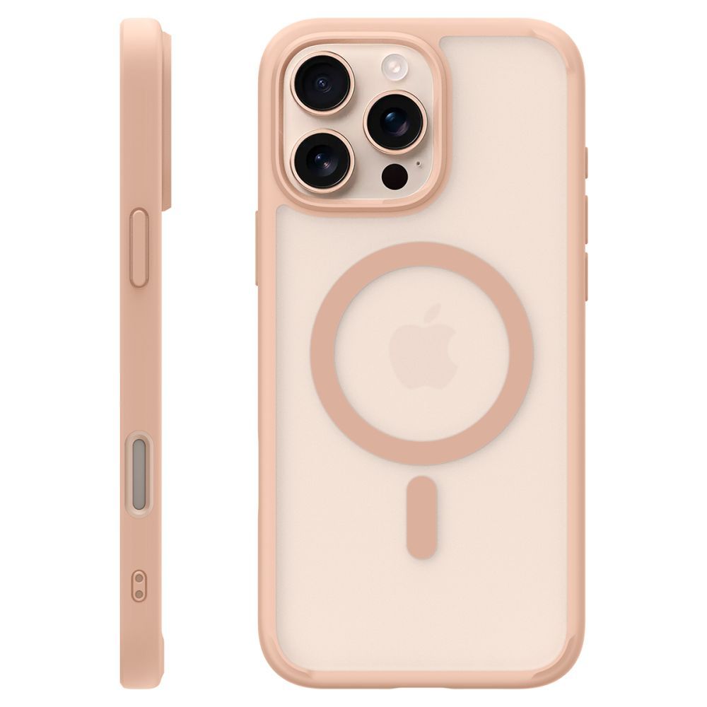 KRYT SPIGEN ULTRA HYBRID ”T” MAG MAGSAFE IPHONE 16 PRO MAX FROST ROSE TITANIUM