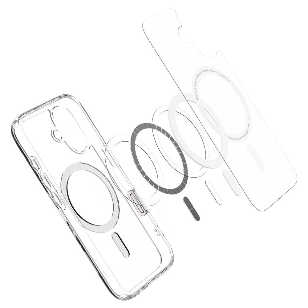 KRYT SPIGEN ULTRA HYBRID ”T” MAG MAGSAFE IPHONE 16 WHITE