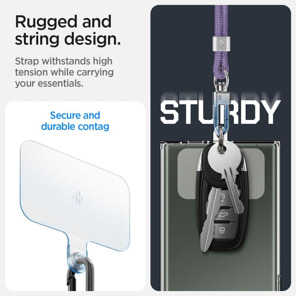 SPIGEN UNIVERZALNI SET TRAKA ZA KRIŽ I RUKE TAMNO LJUBIČASTA