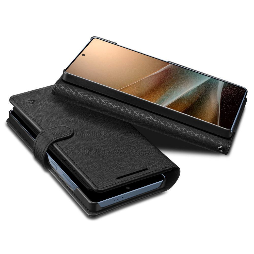 KRYT SPIGEN WALLET ”S” GALAXY S25 ULTRA BLACK