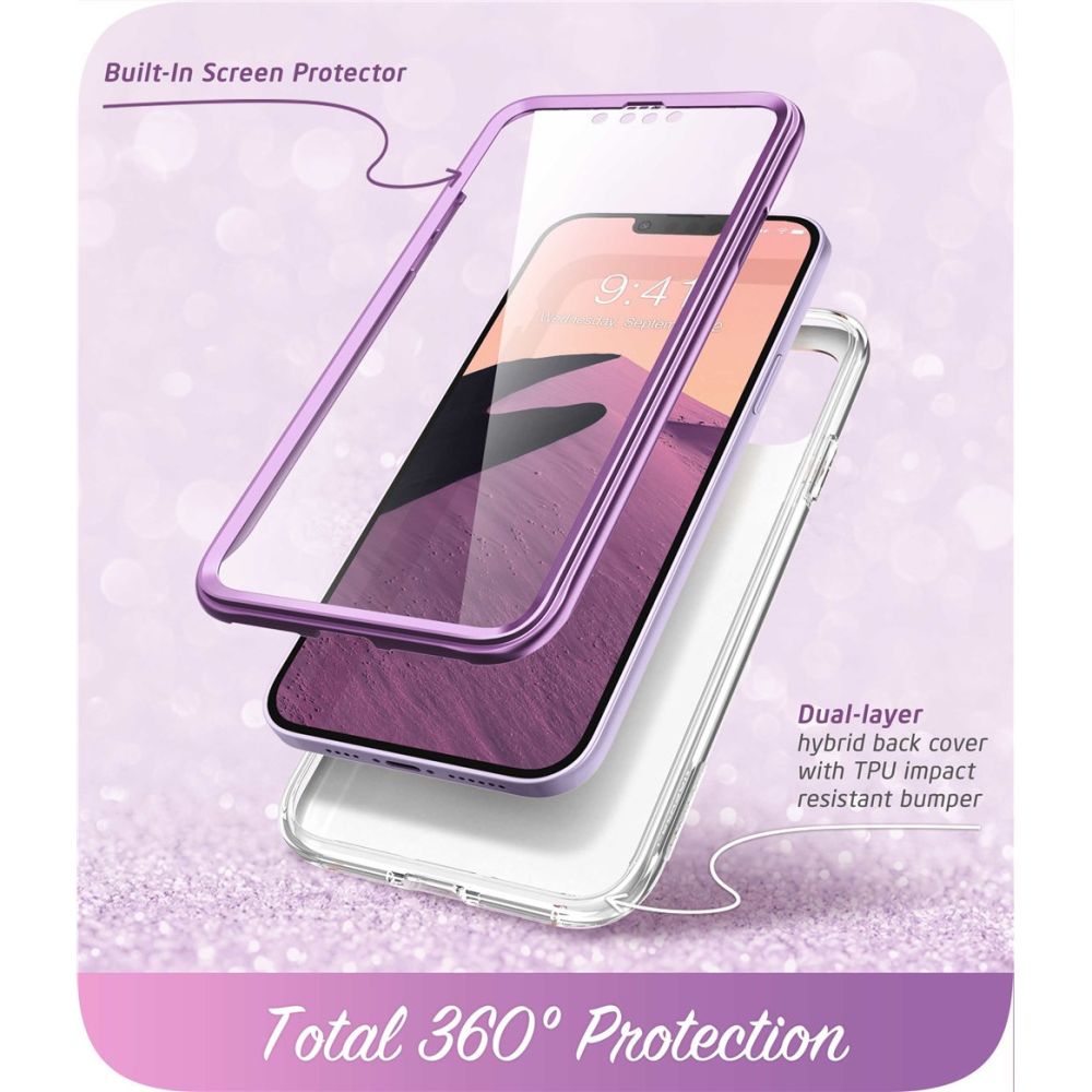 KRYT SUPCASE COSMO IPHONE 14 PLUS MARBLE PURPLE