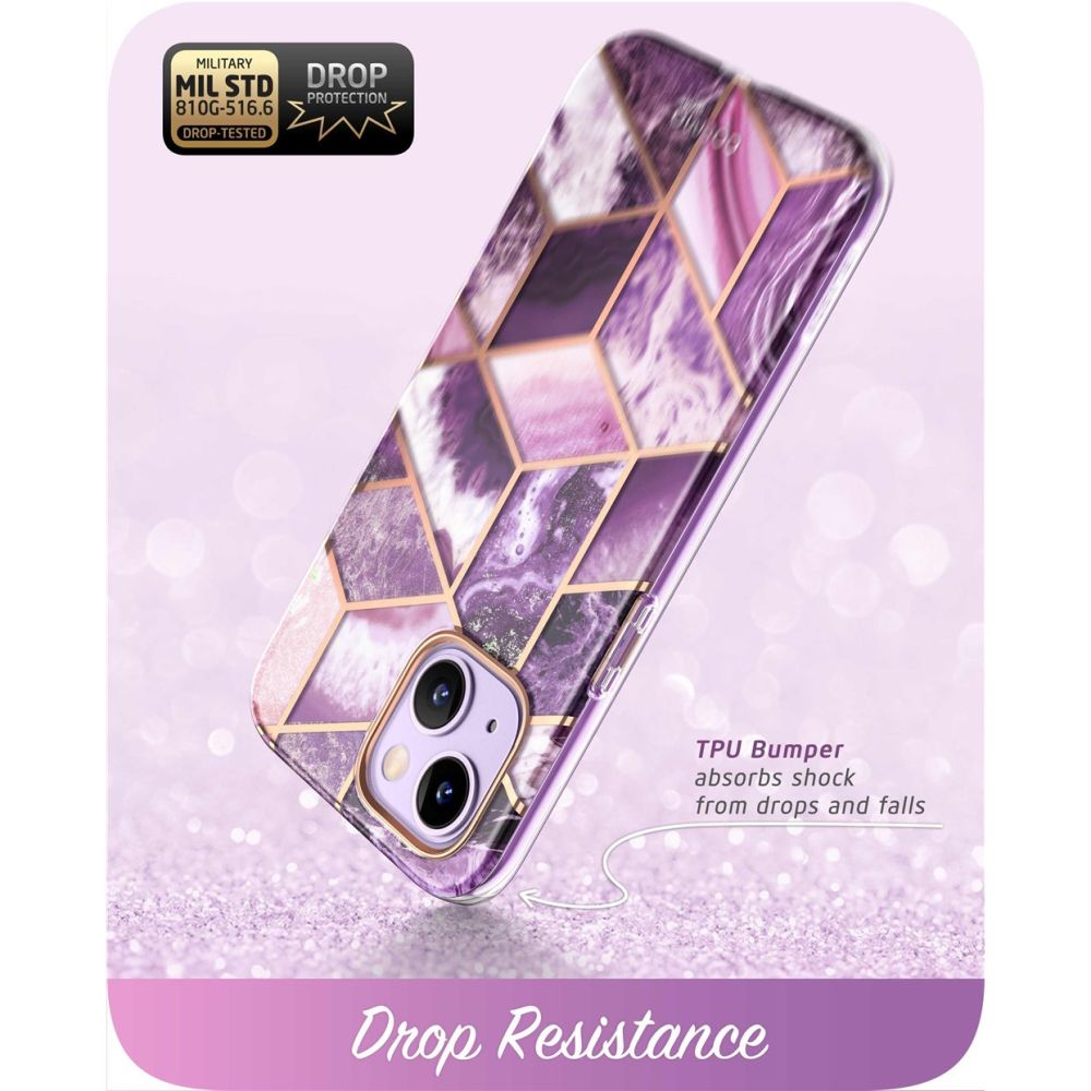 KRYT SUPCASE COSMO IPHONE 14 PLUS MARBLE PURPLE