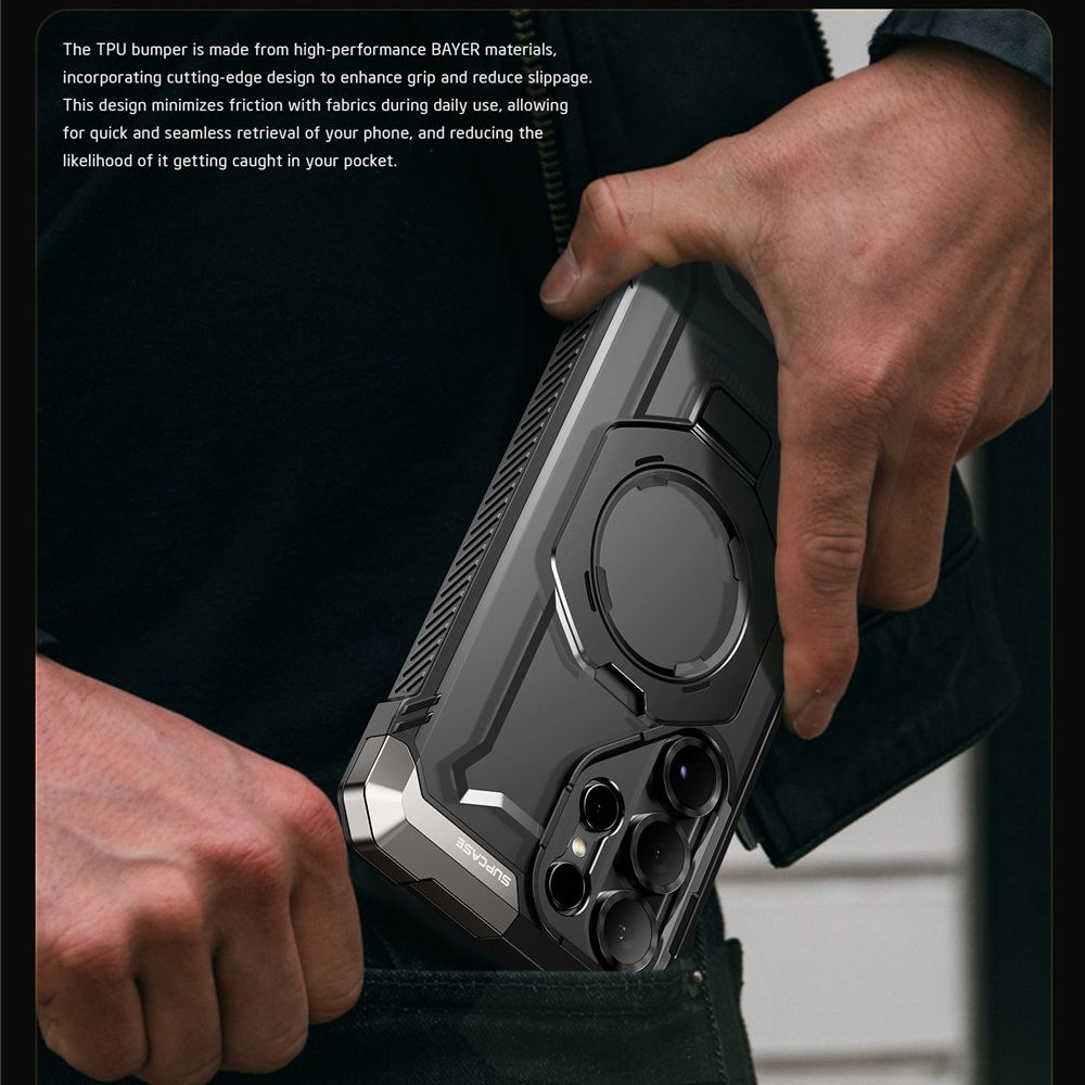  SUPCASE UB GRIP MAG MAGSAFE GALAXY S25 ULTRA CRNA