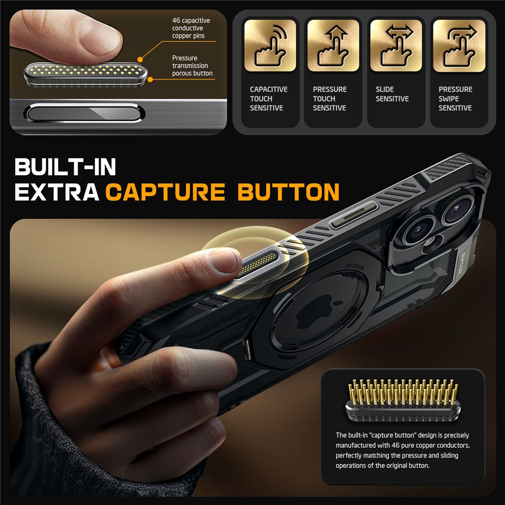  SUPCASE UB GRIP MAG MAGSAFE IPHONE 16 CRNA