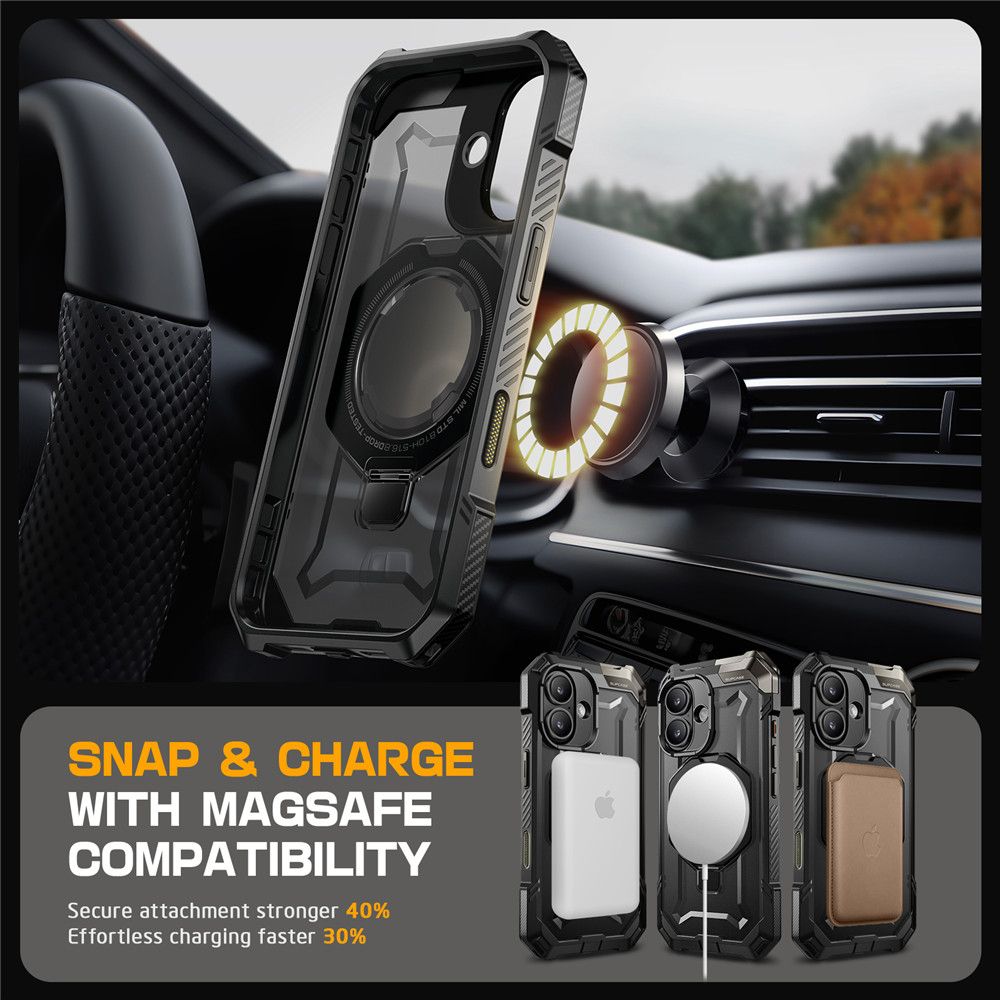  SUPCASE UB GRIP MAG MAGSAFE IPHONE 16 CRNA