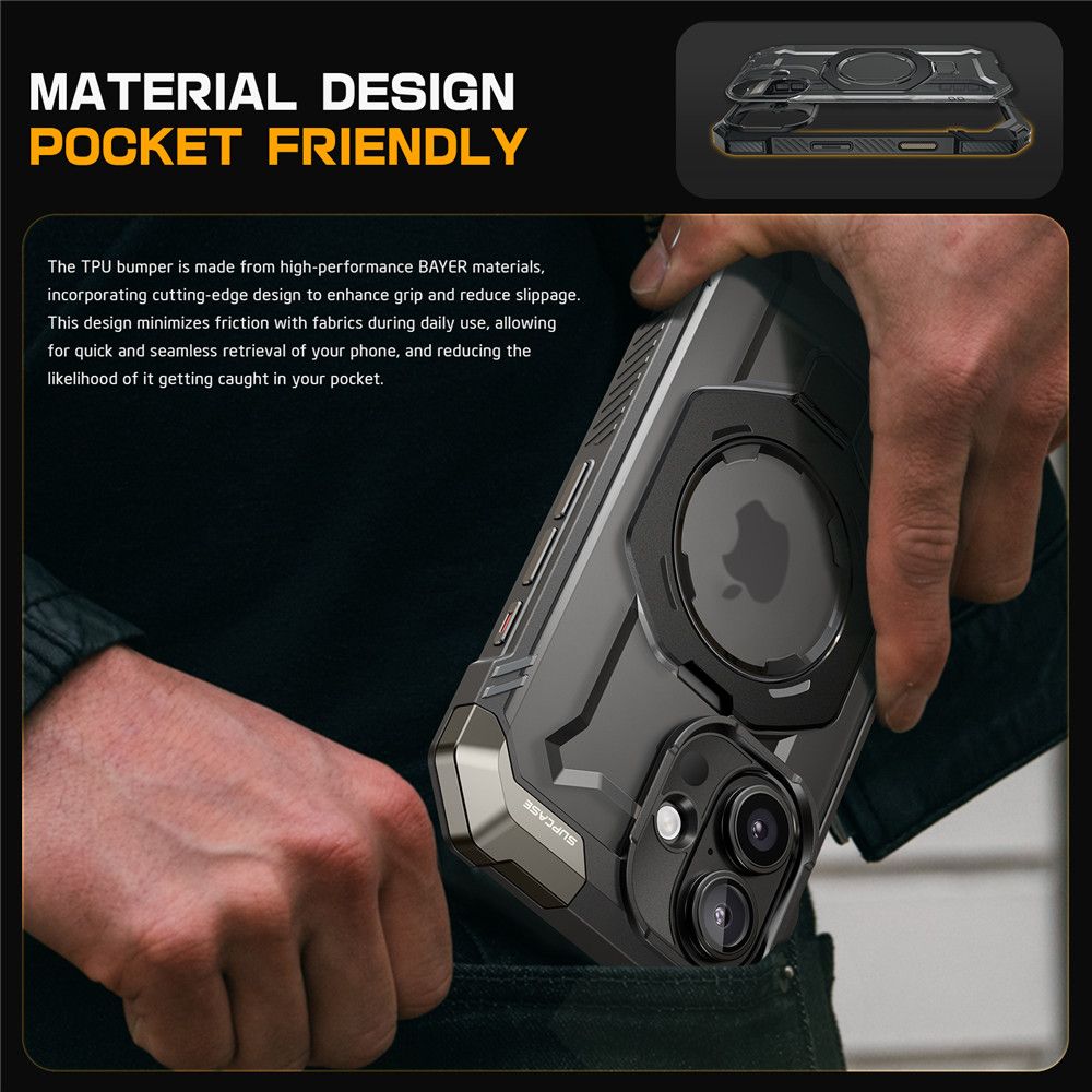  SUPCASE UB GRIP MAG MAGSAFE IPHONE 16 CRNA