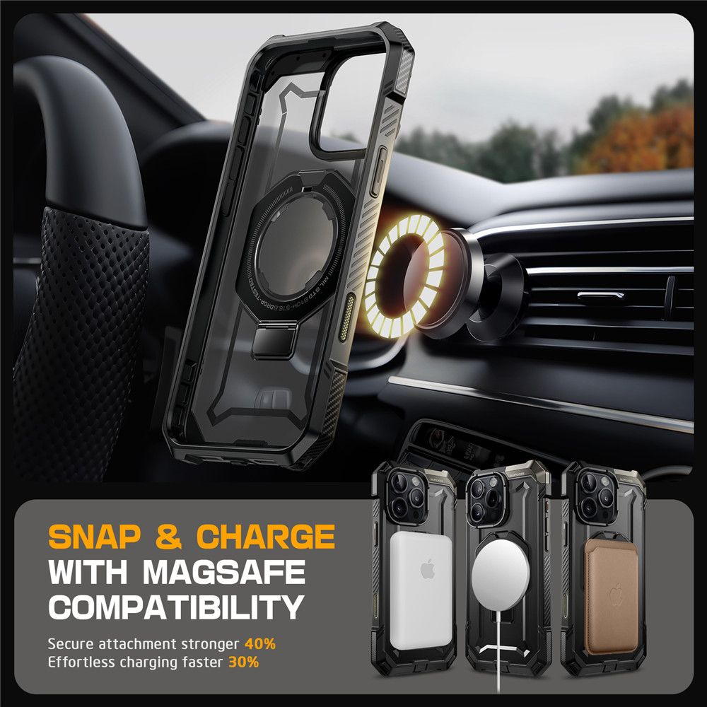 KRYT SUPCASE UB GRIP MAG MAGSAFE IPHONE 16 PRO BLACK