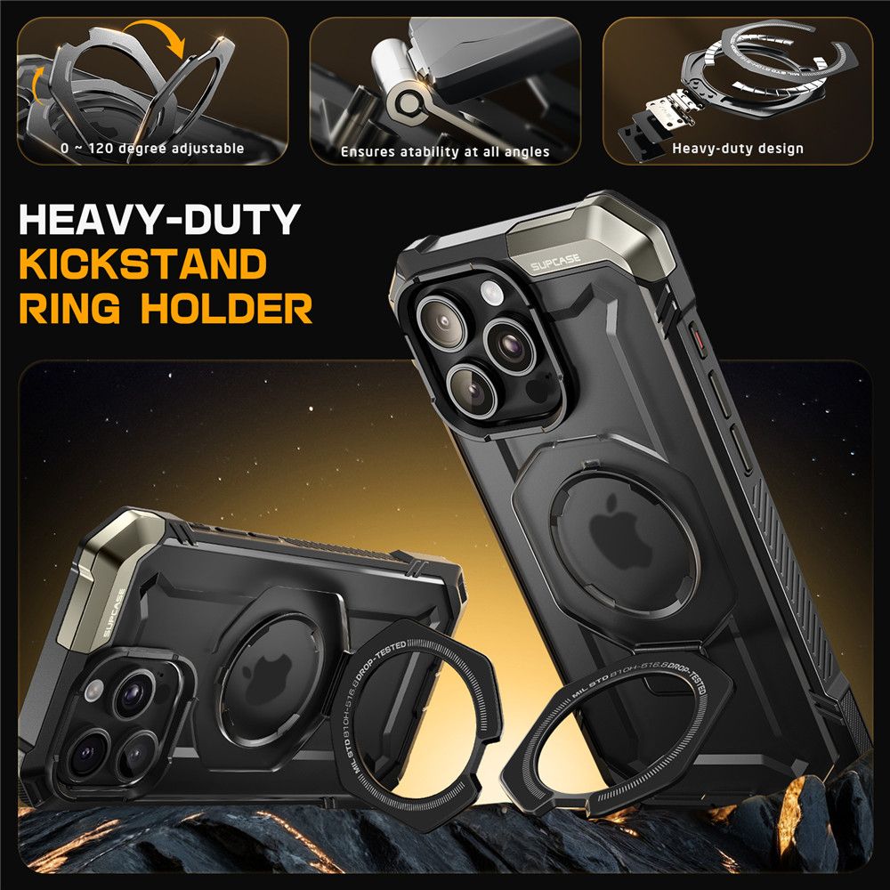 KRYT SUPCASE UB GRIP MAG MAGSAFE IPHONE 16 PRO MAX BLACK
