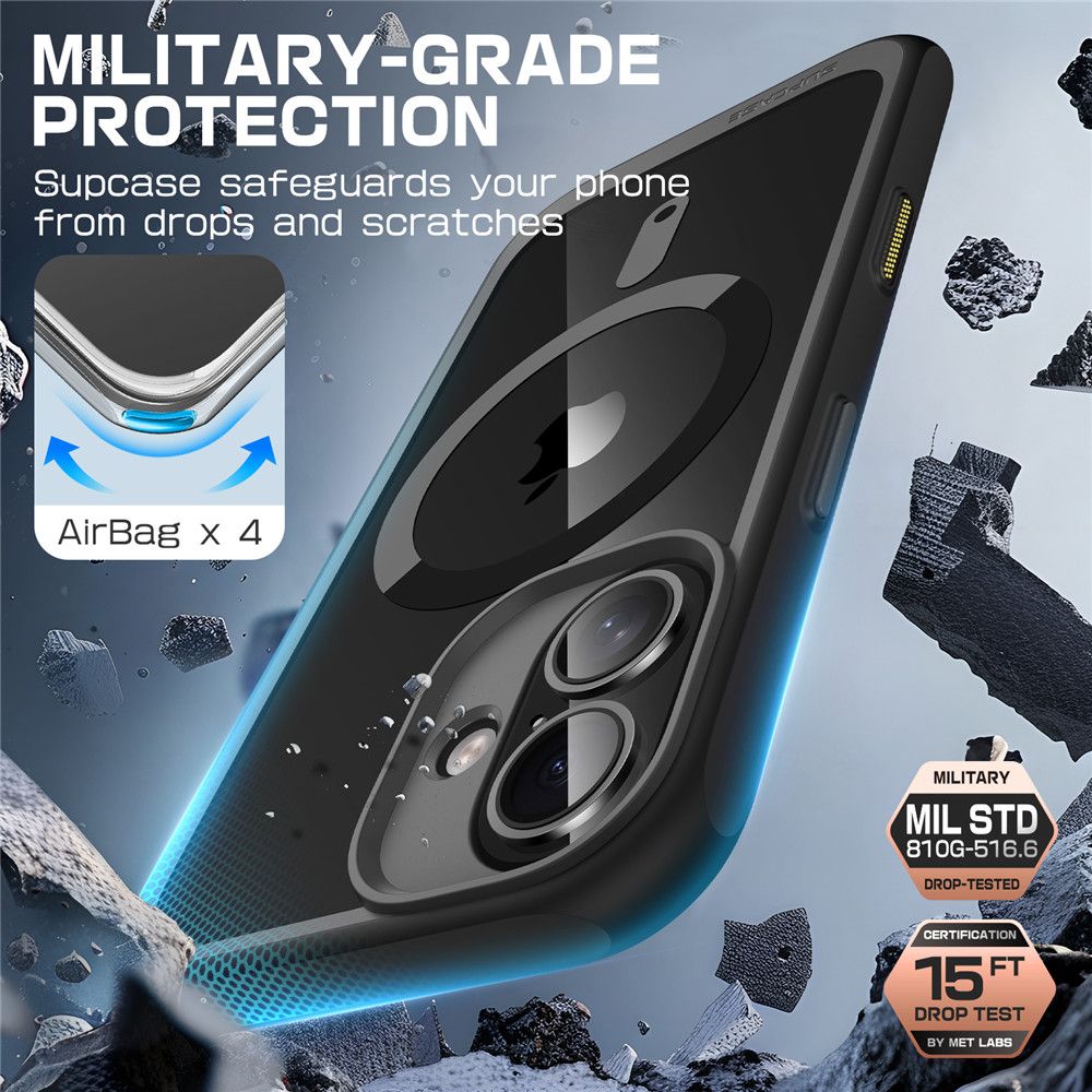 KRYT SUPCASE UB MAG MAGSAFE IPHONE 16 BLACK