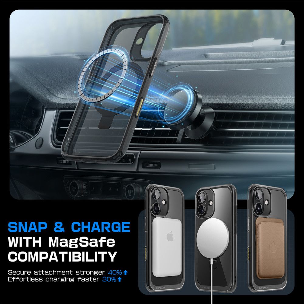 KRYT SUPCASE UB MAG MAGSAFE IPHONE 16 BLACK