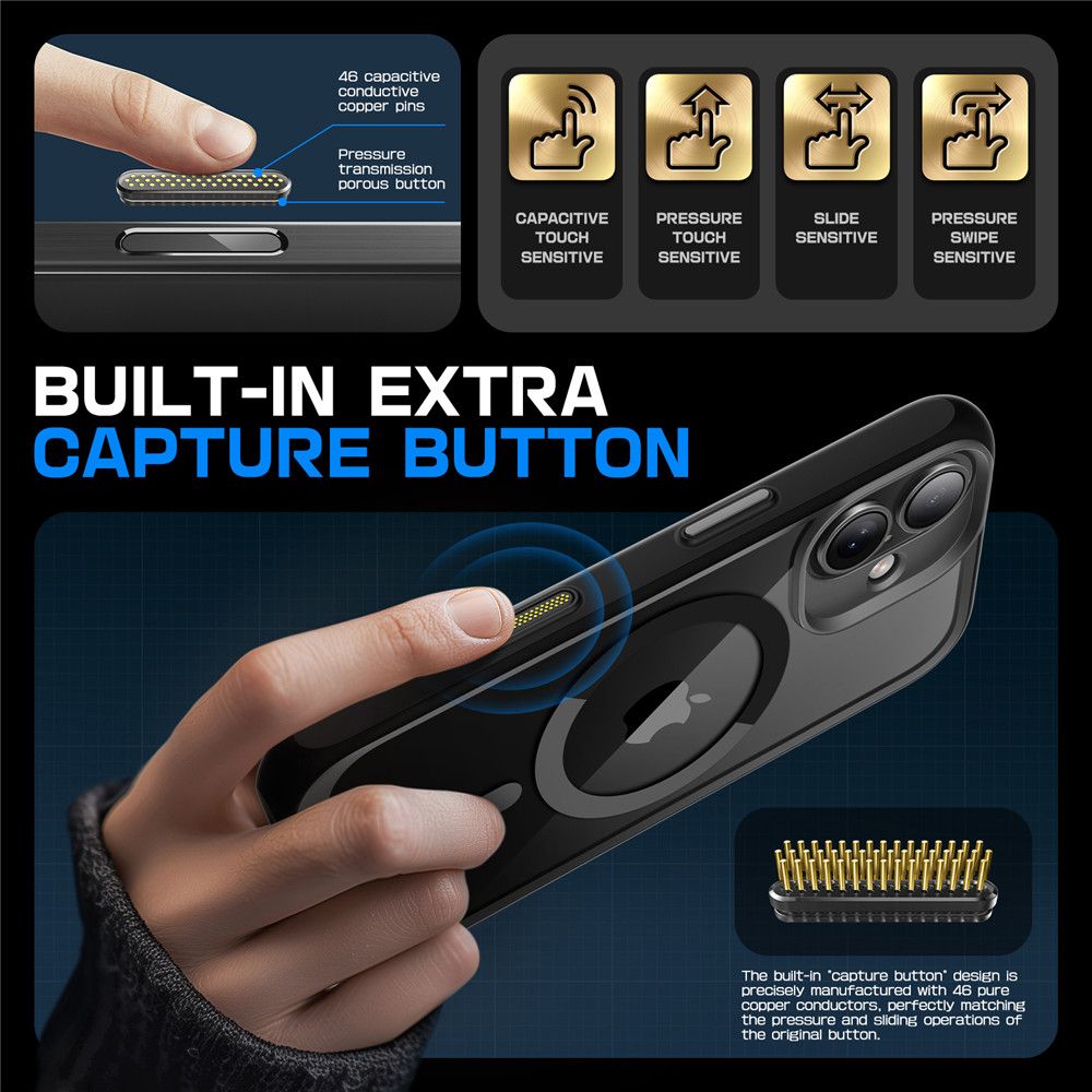 KRYT SUPCASE UB MAG MAGSAFE IPHONE 16 BLACK