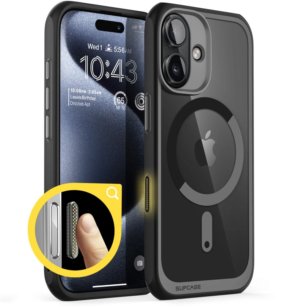 KRYT SUPCASE UB MAG MAGSAFE IPHONE 16 BLACK