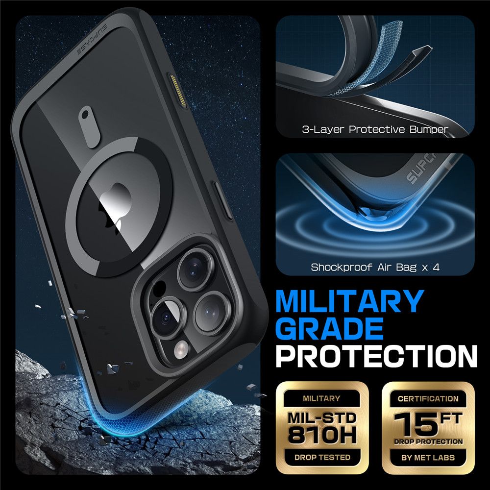 KRYT SUPCASE UB MAG MAGSAFE IPHONE 16 PRO MAX BLACK