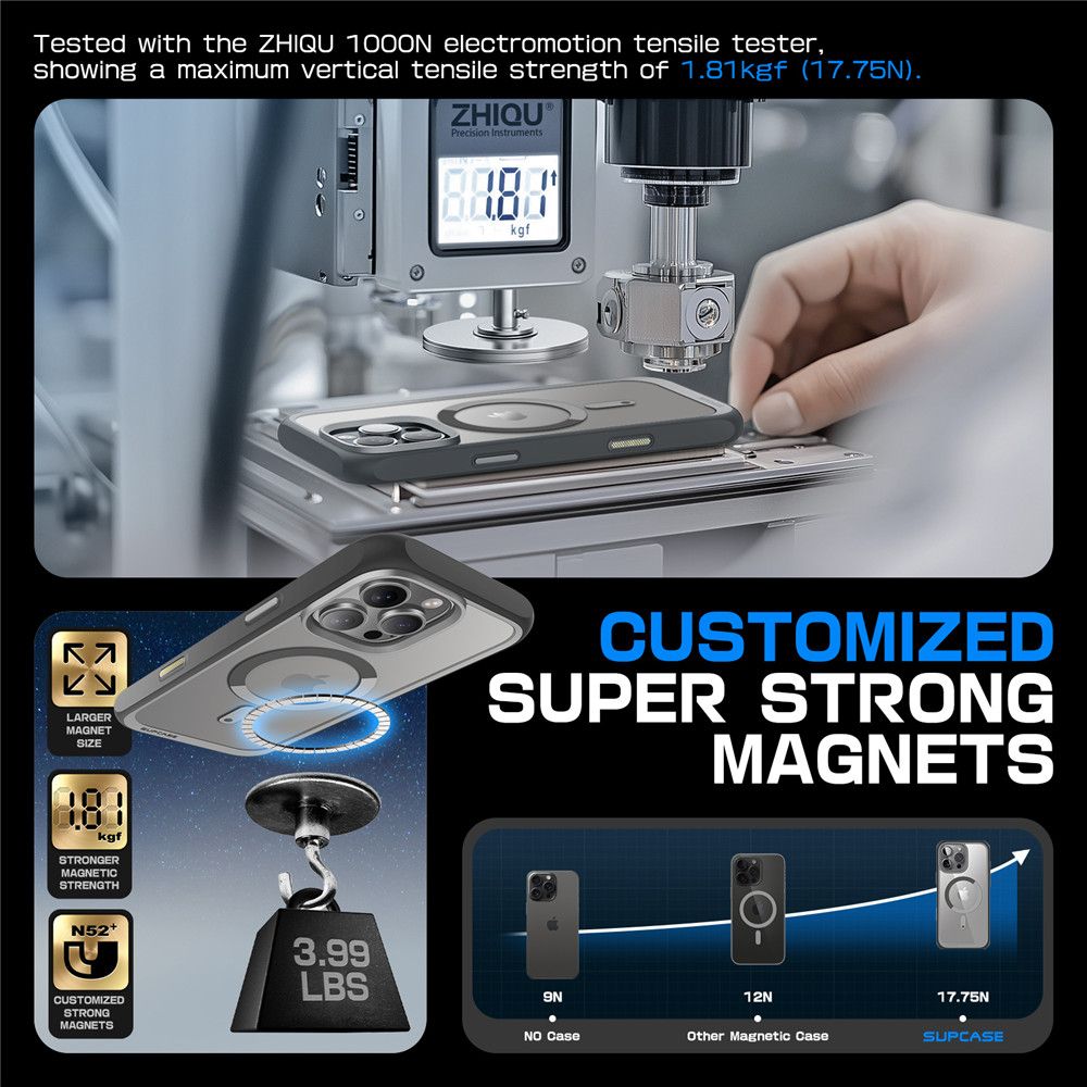 KRYT SUPCASE UB MAG MAGSAFE IPHONE 16 PRO MAX GREY