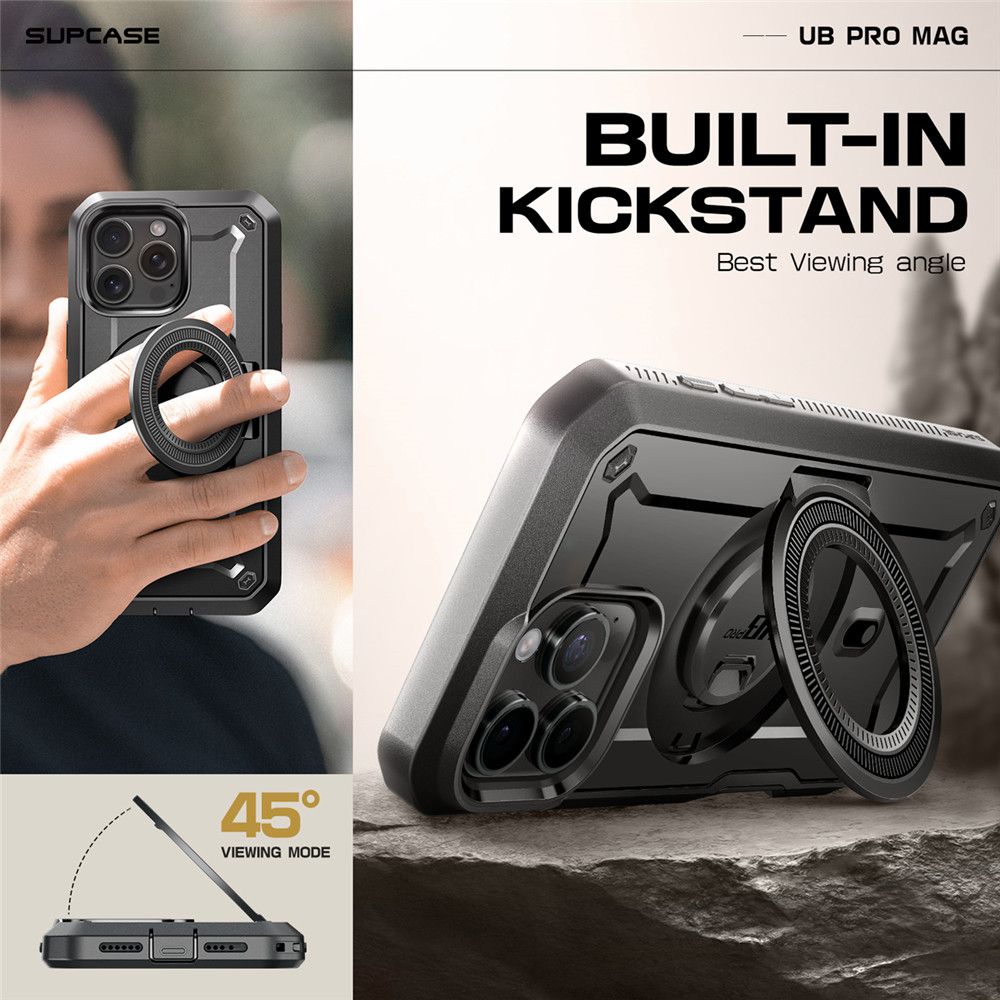  SUPCASE UB PRO MAG MAGSAFE IPHONE 16 PRO CRNA