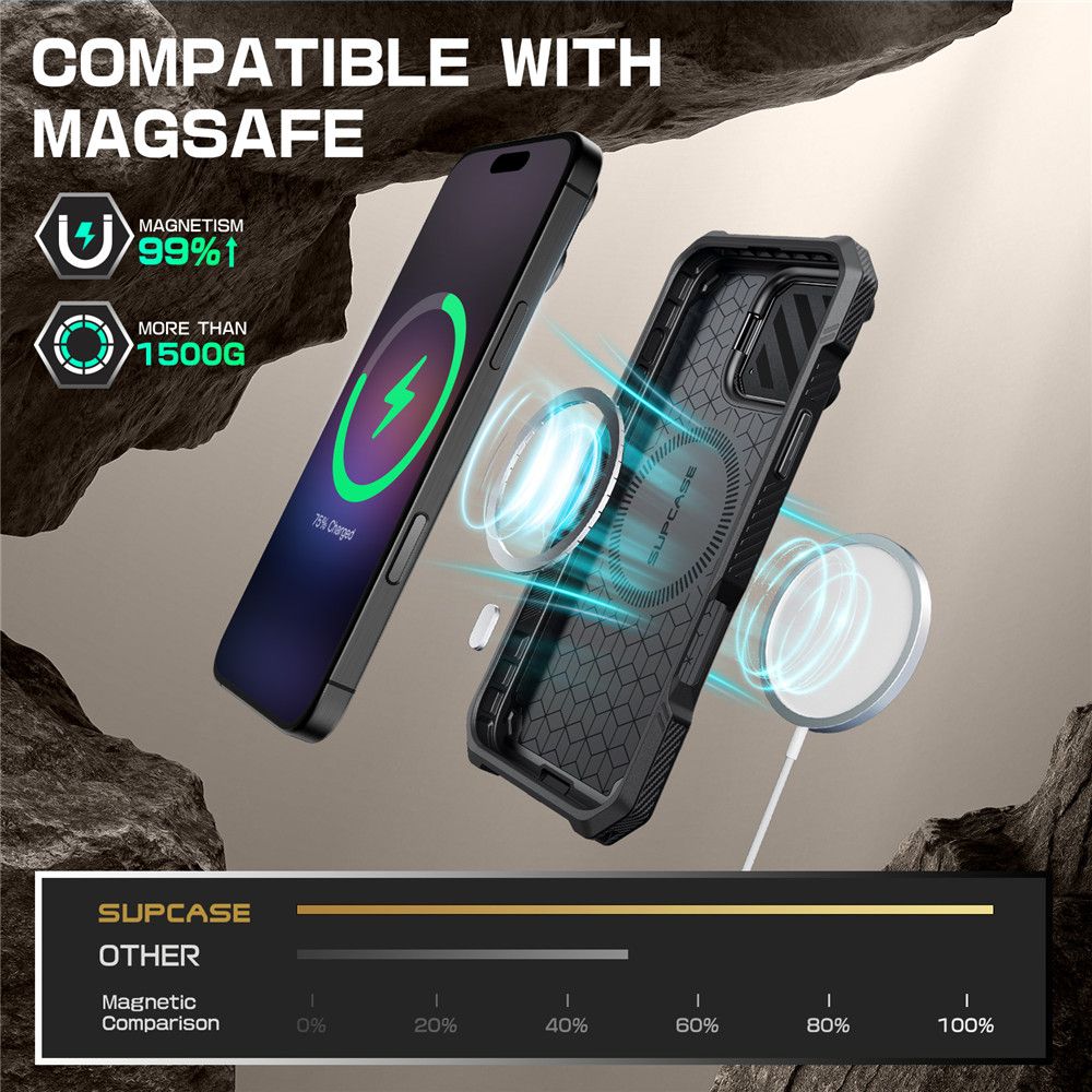 KRYT SUPCASE UB XT MAG MAGSAFE IPHONE 16 BLACK