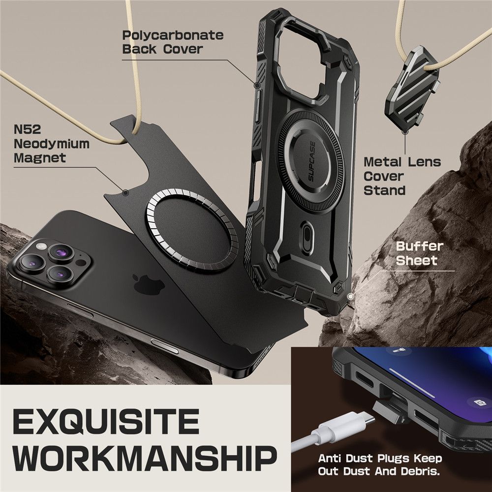 KRYT SUPCASE UB XT MAG MAGSAFE IPHONE 16 PRO MAX BLACK