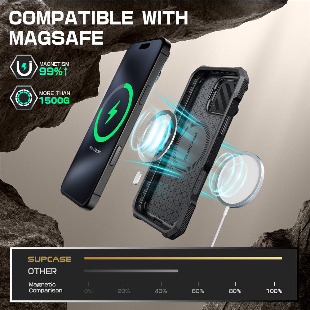 KRYT SUPCASE UB XT MAG MAGSAFE IPHONE 16 PRO MAX BLACK