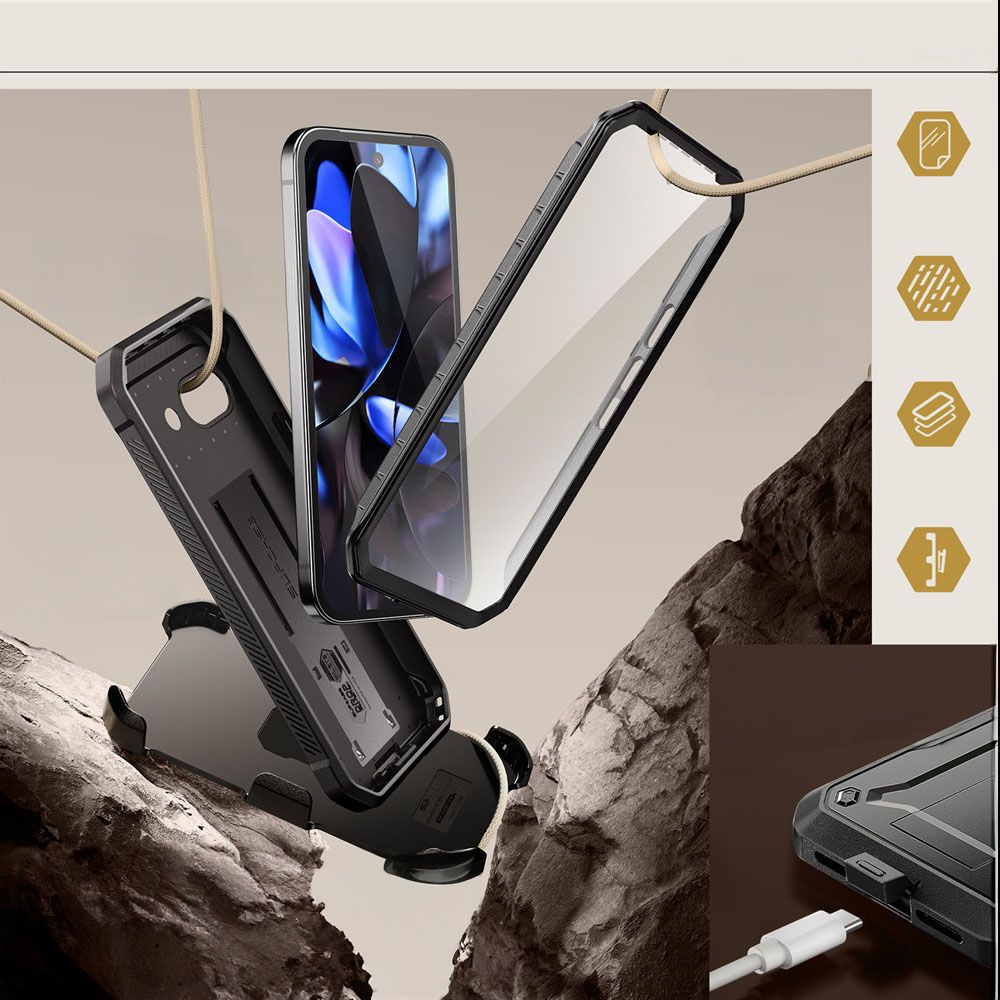  SUPCASE UNICORN BEETLE PRO GOOGLE PIXEL 9A CRNA