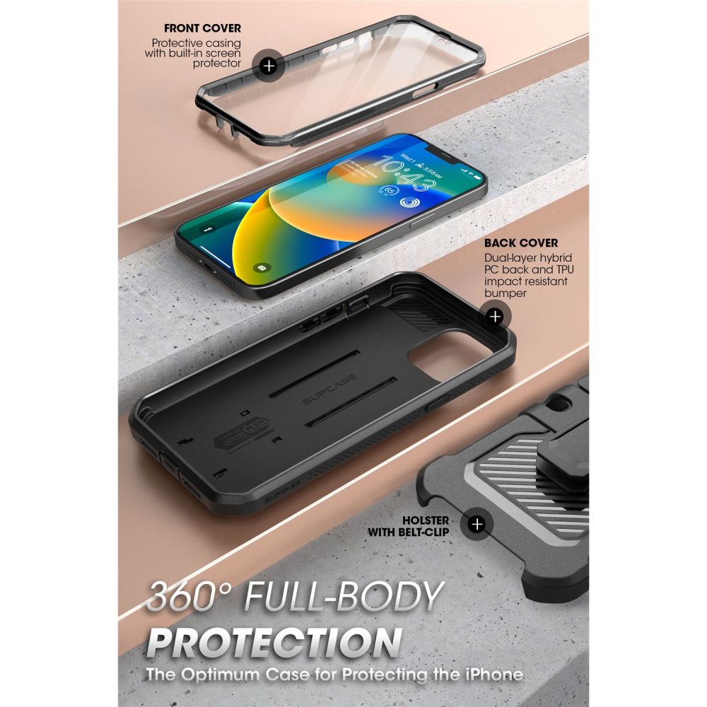 KRYT SUPCASE UNICORN BEETLE PRO IPHONE 13 / 14 BLACK